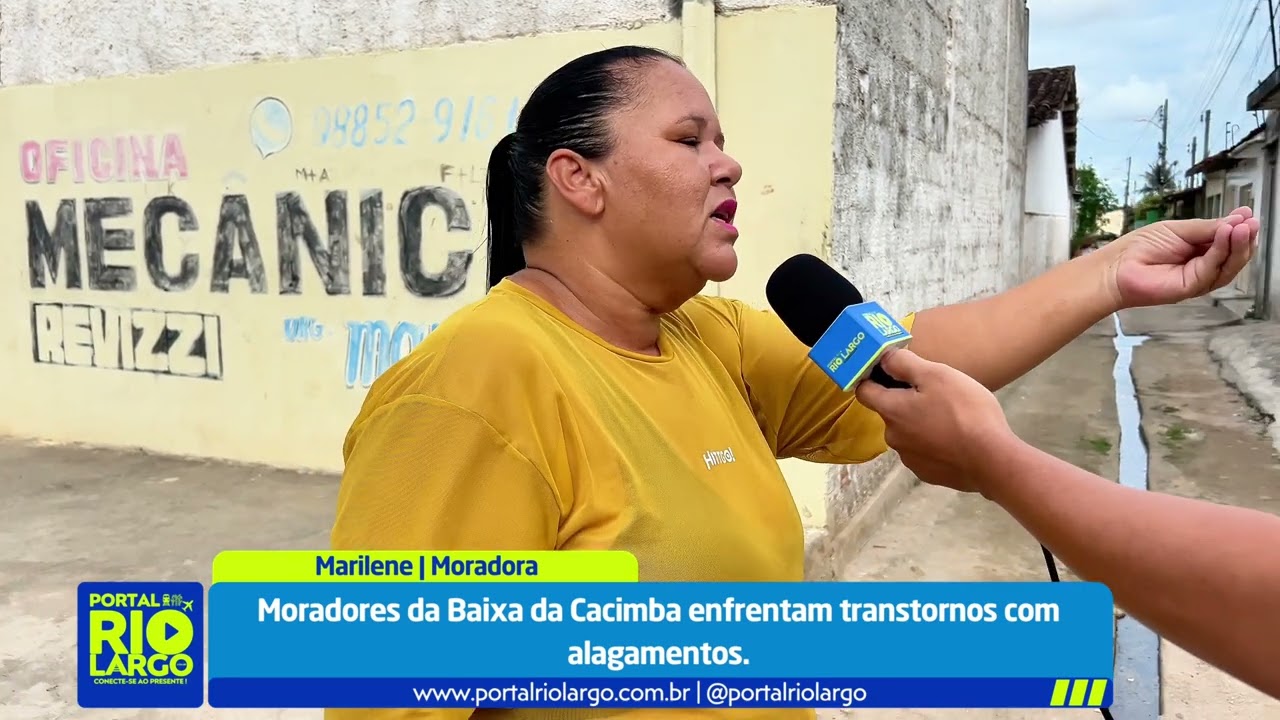 Moradores da Baixa da Cacimba enfrentam alagamentos e cobram ação da Prefeitura