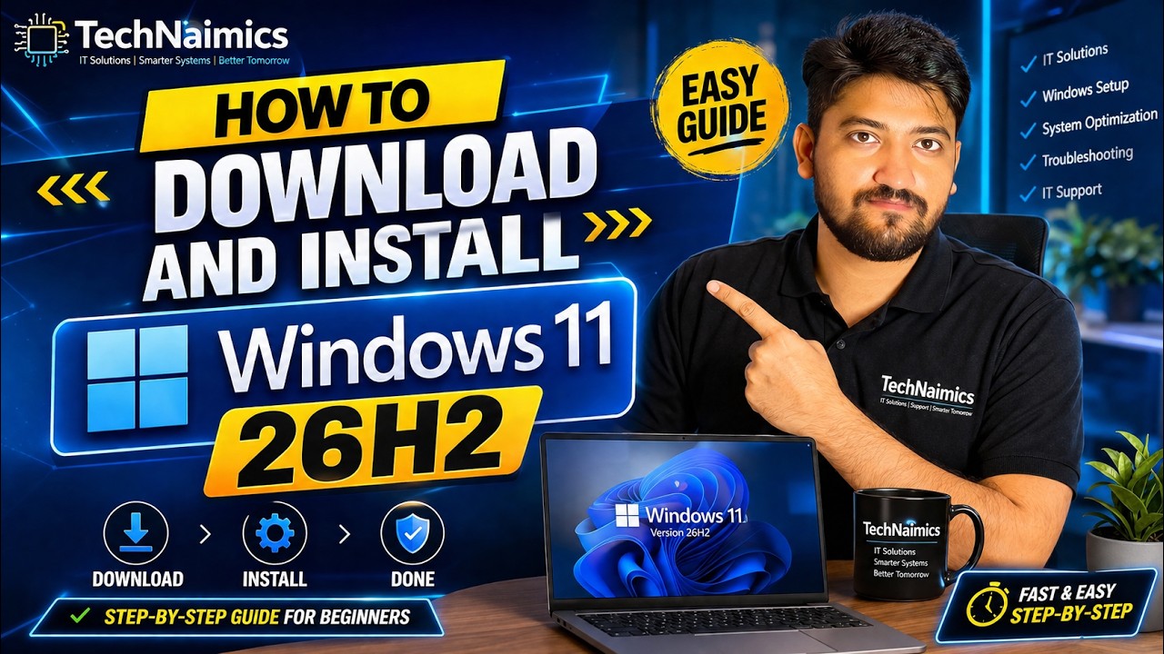 How to Download & Install Windows 11 26H2 Official ISO | Complete Step-by-Step Guide