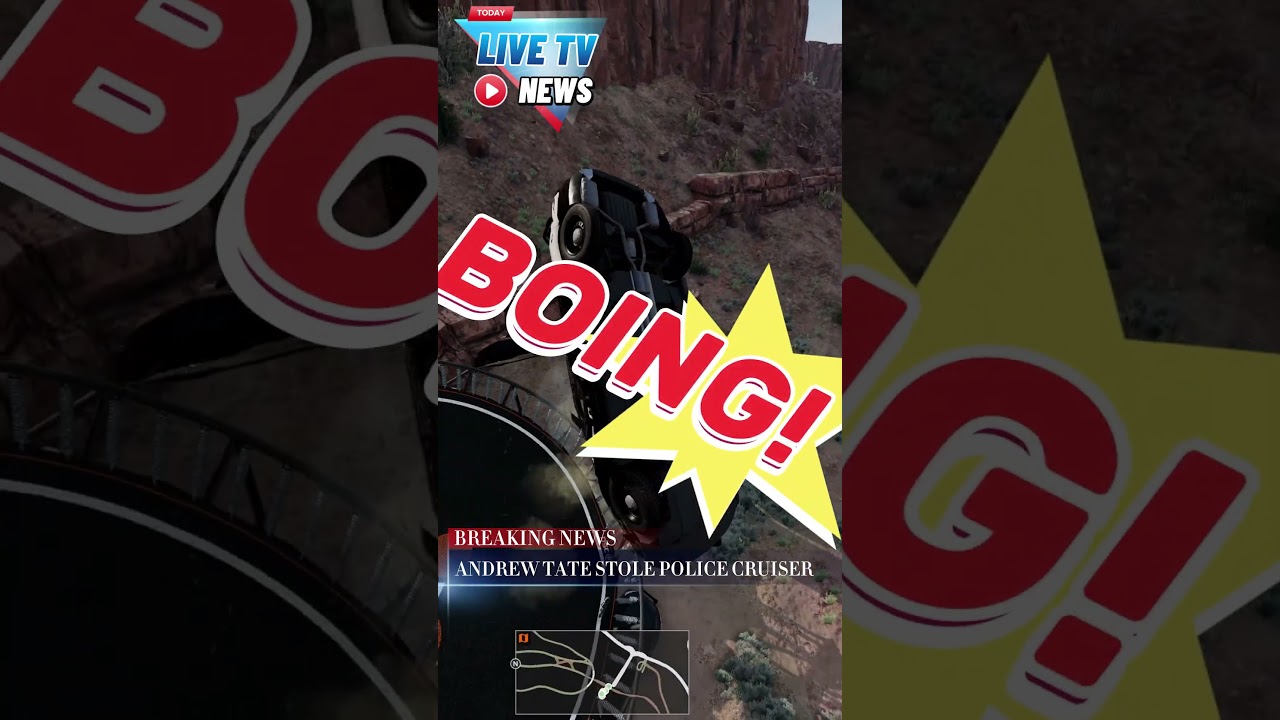 Car VS Trampoline BeamNG.Drive
