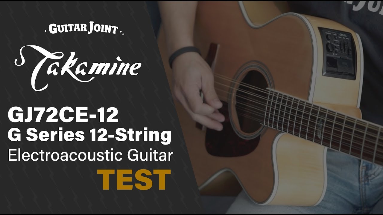 Natural Takamine GJ72CE-12 G Series 12-String Electroacoustic Guitar TEST