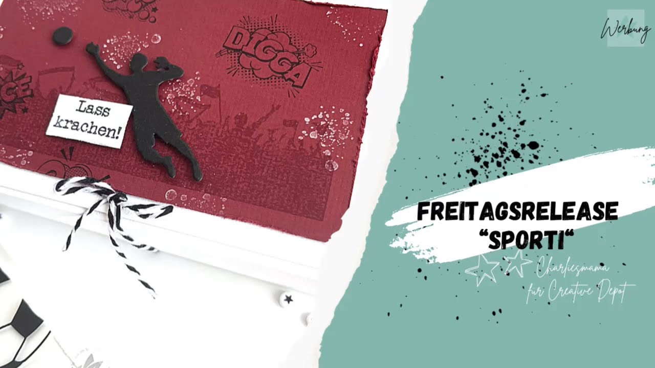 Freitagsrelease bei Creative Depot „Sporti“ | Inspirationen für Teenagerkarten