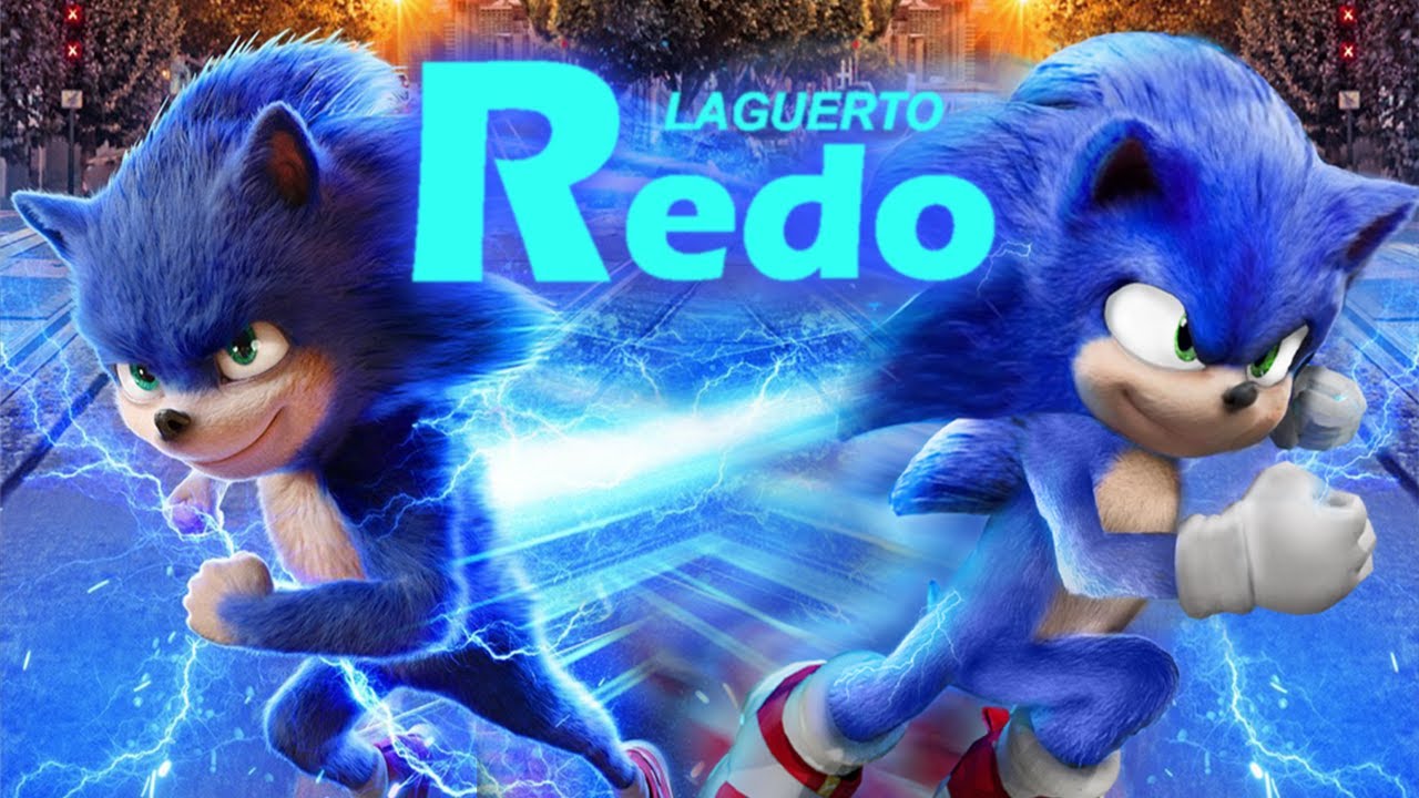 [Laguerto Redo] Sonic the Hedgehog (Movie) Think Fast Poster [S1 #7]