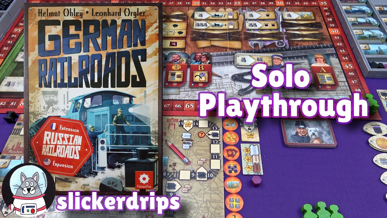 Russian Railroads: German Railroads | Solo Playthrough