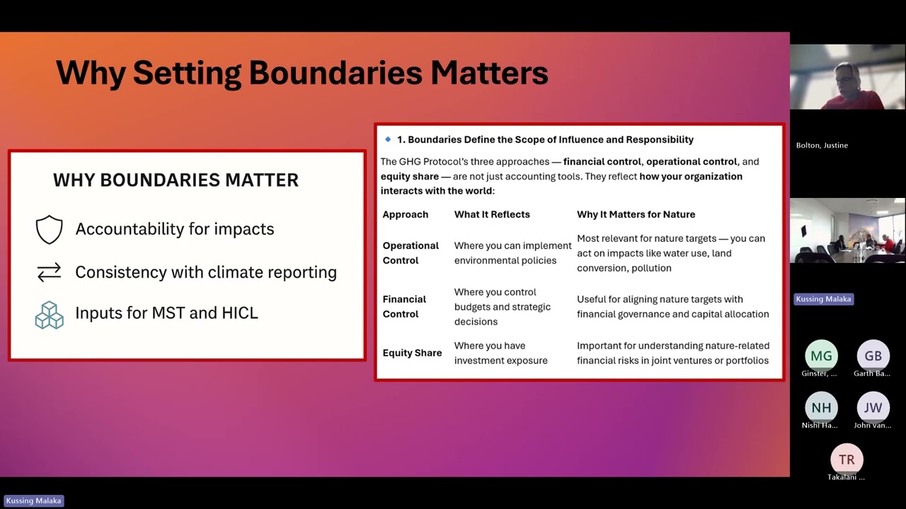 SBTN Step 1 Capacity Building Programme – Session 2 In person 20251107 110426 Meeting Recording