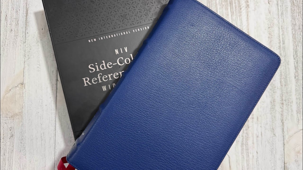 Experience The Ultimate NIV Side-column Reference Bible - Wide Margin Edition In Luxurious Goatskin!