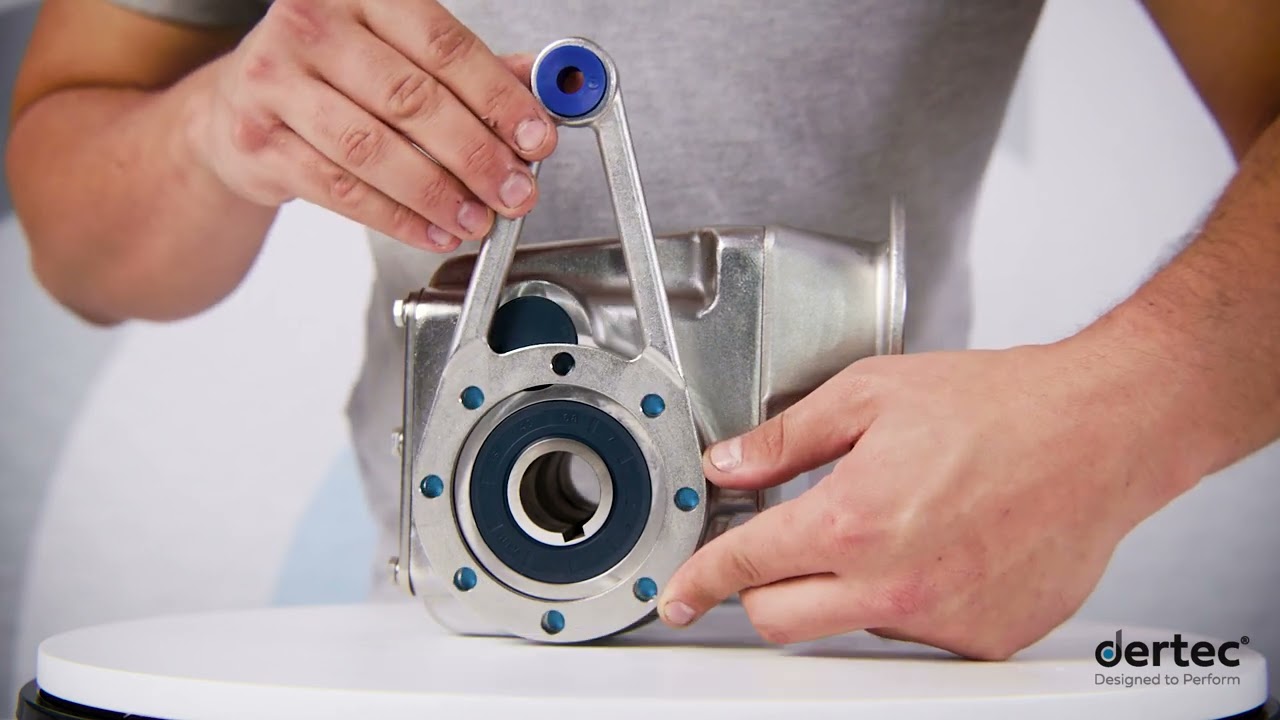 Stainless steel hypoid bevel gearbox FK/FH – Dertec