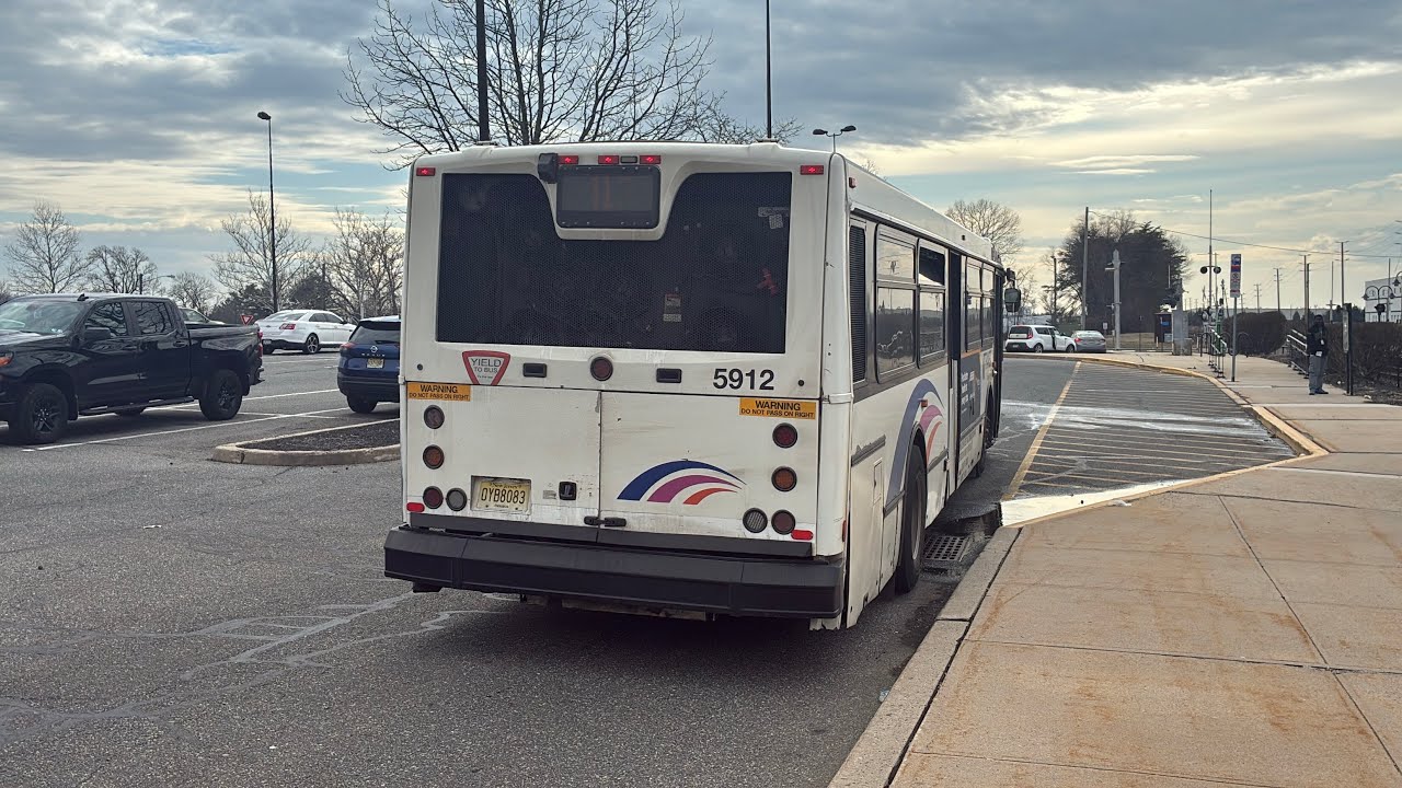 NJ Transit Bus Ride 413 Florence Rowan At BC (2011 NABI 416.15 5912)