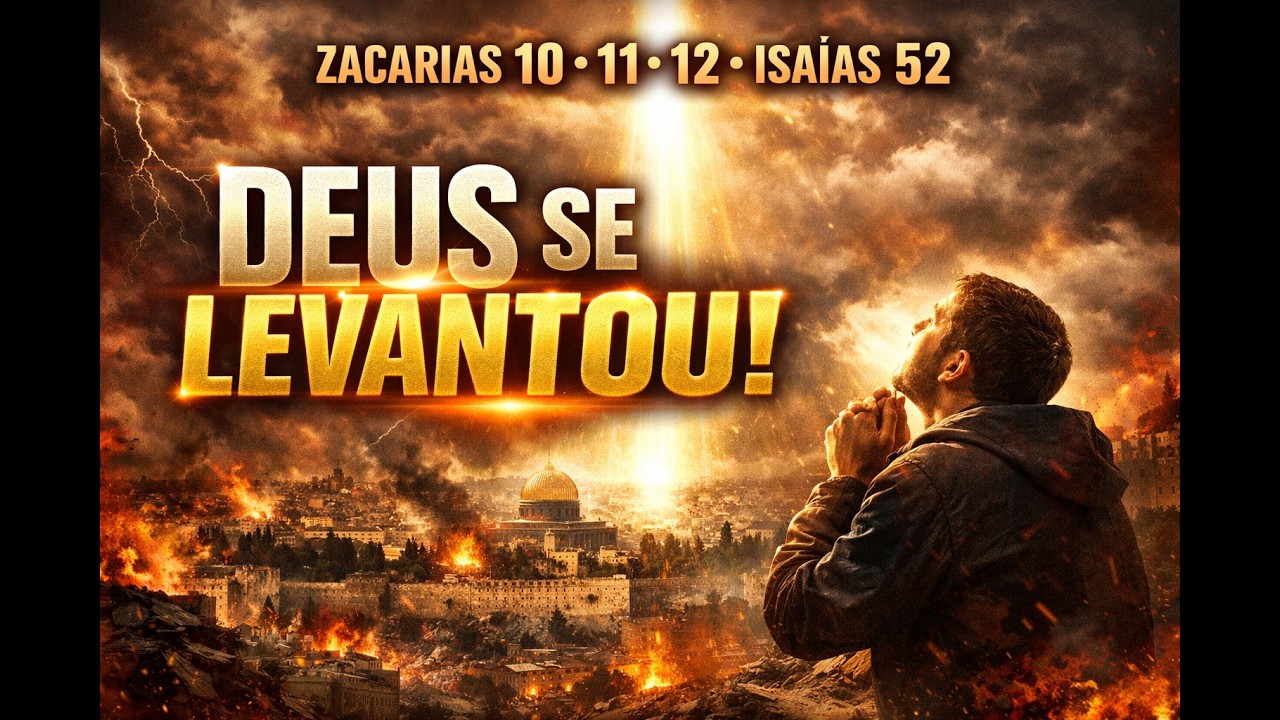 QUANDO DEUS SE LEVANTA, A RESTAURAÇÃO É INEVITÁVEL. ZACARIAS 10, 11, 12 E ISAÍAS 52.