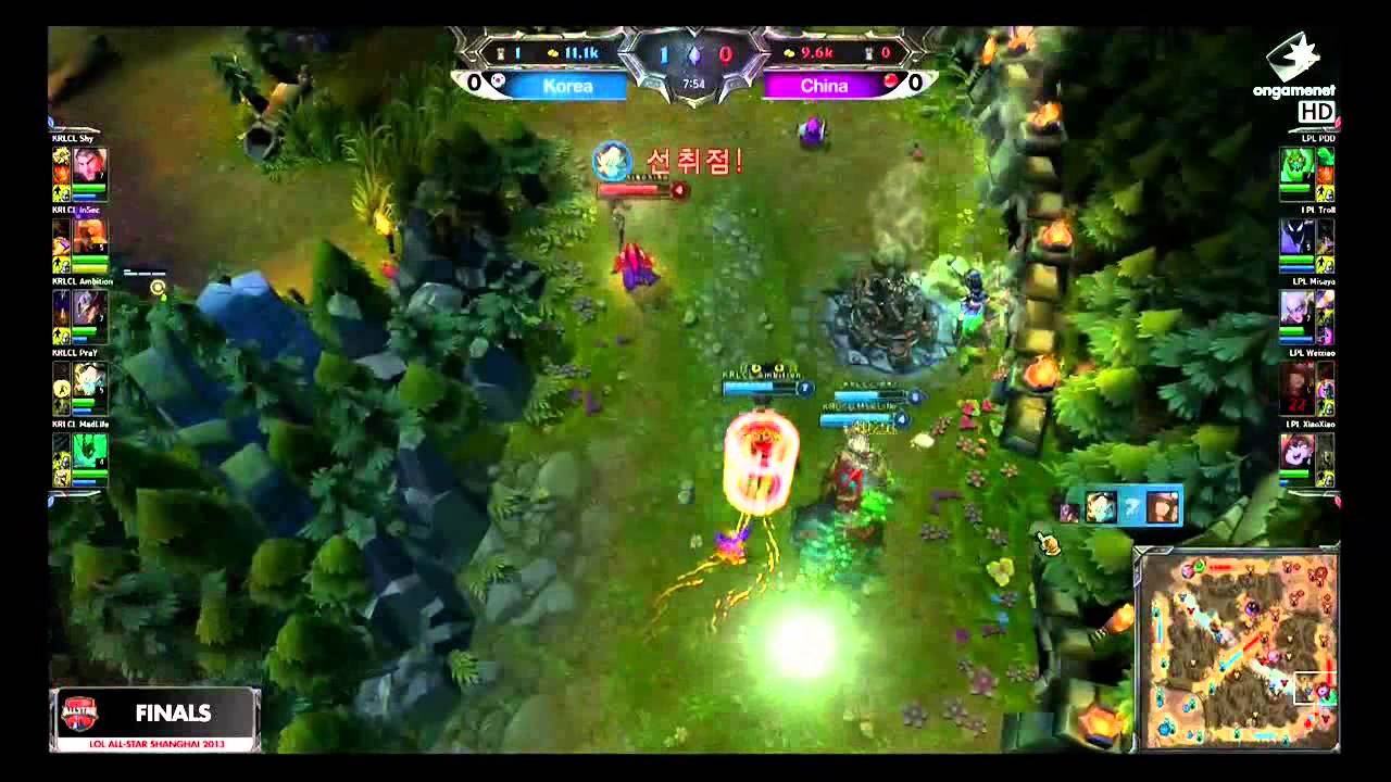 lol all star shanghai 2013 korea highlight
