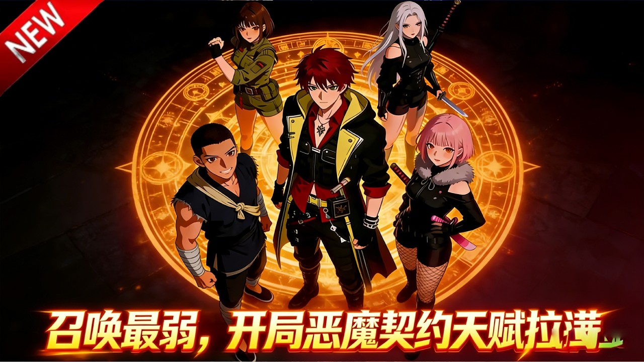 💥【新番上线】被迫选弱势召唤师，却觉醒神级天赋与恶魔契约，一路碾压登顶新人王者！《召唤最弱，开局恶魔契约天赋拉满》全集 Multi SUB #热血 #漫剧 #动漫魔女