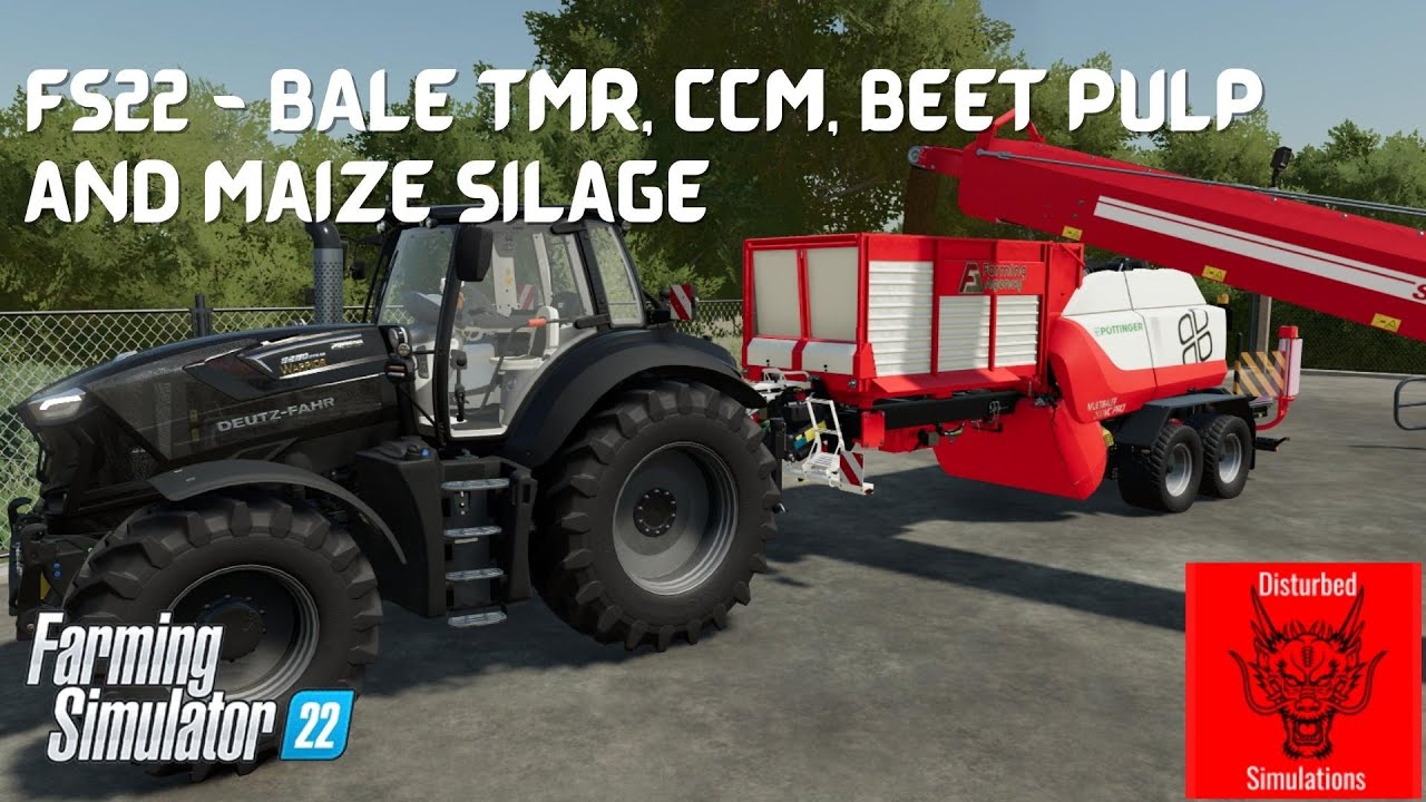 Bale TMR, CCM and Beet Pulp - MaizePlus  - FS22