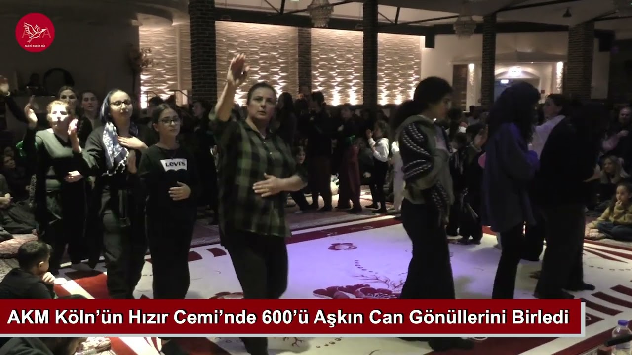 AKM - Cemevi  Köln’ün Hızır Cemi’nde 600’ü Aşkın Can Gönüllerini Birledi