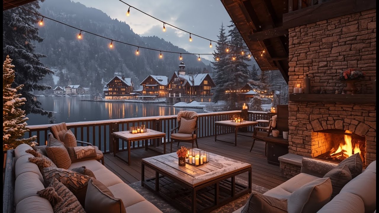 Cozy Winter Jazz Music ❄️ Relaxing Chill Jazz for Study, Sleep & Calm Ambience 🎷🔥