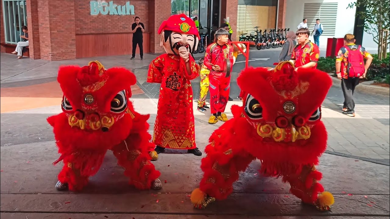 Lion Dance with Choy San Yeh went to Electrical Shop