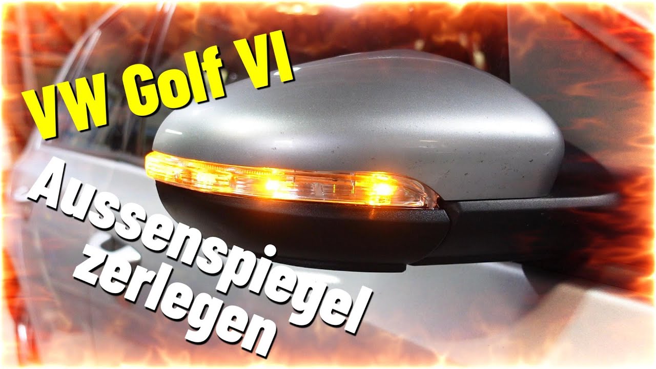 Spiegelglas, Spiegelblinker, Kappe ersetzen Golf VI und andere VAG Modelle#automobile