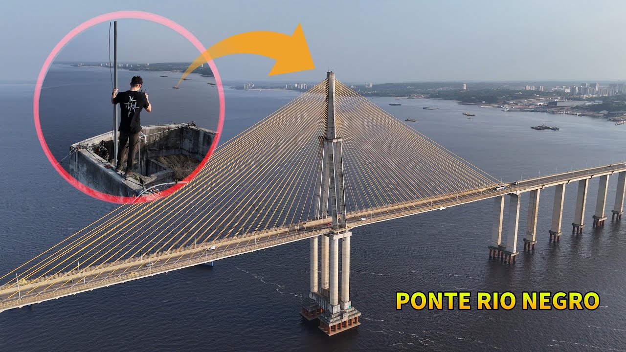BNT 425 Wspinaczka na most Ponte Rio Negro / MANAUS / BRAZYLIA