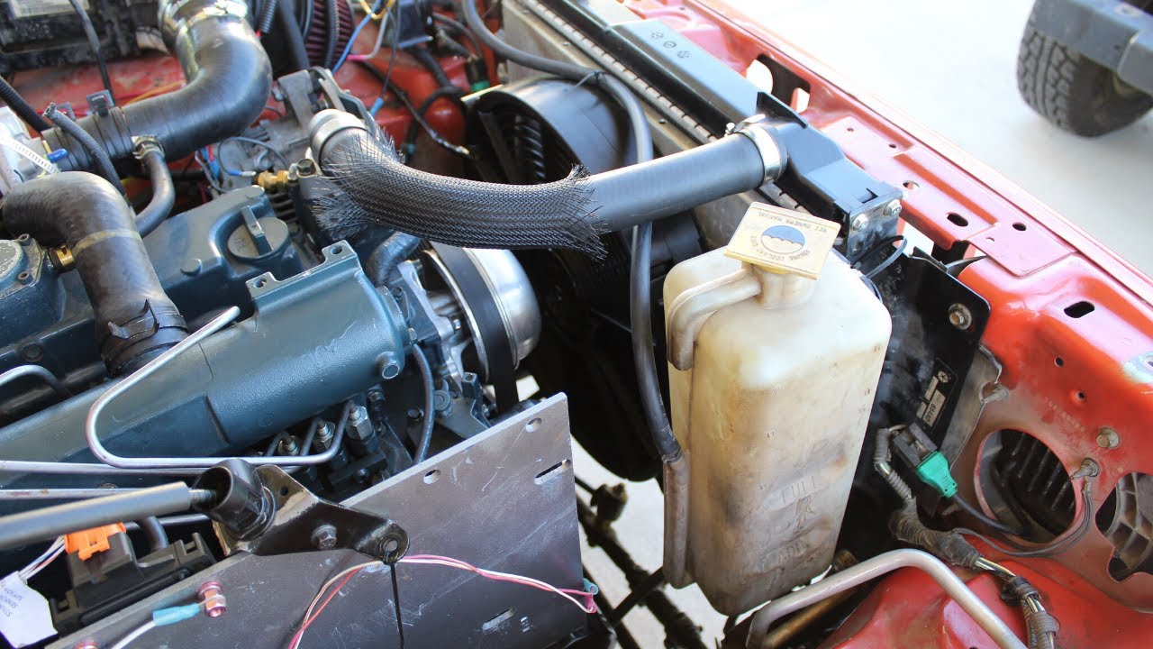 Installing a Derale High Output Electric Fan on my diesel TJ Wrangler