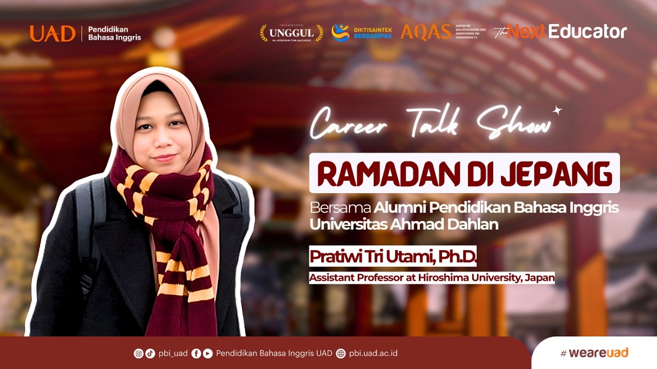 Career Talk Show: Ramadan di Jepang bersama Alumni PBI UAD