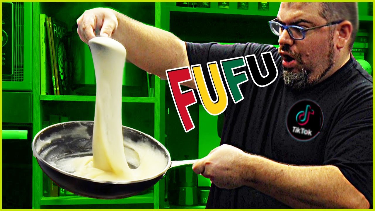 Clonando RECETAS de TIKTOK #002 - FUFU + guiso Africano 🔥