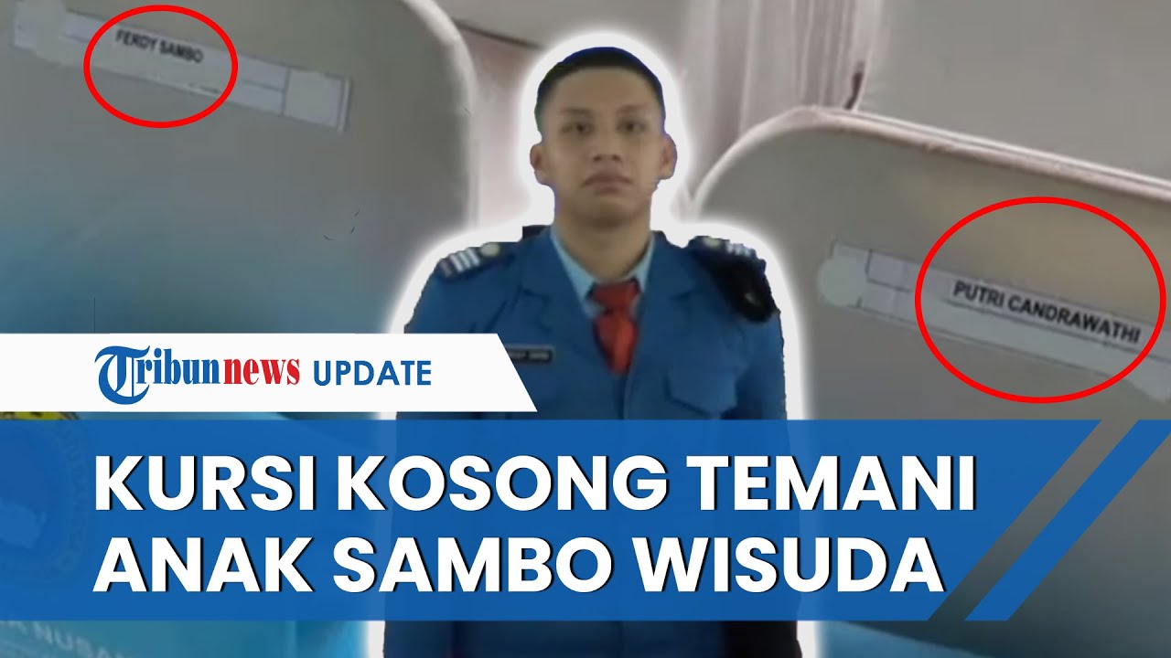 EKSPRESI SEDIH Tribrata Putra Anak Ferdy Sambo Wisuda Sendiri, Kursi Wali Kosong, Tak Foto Bareng