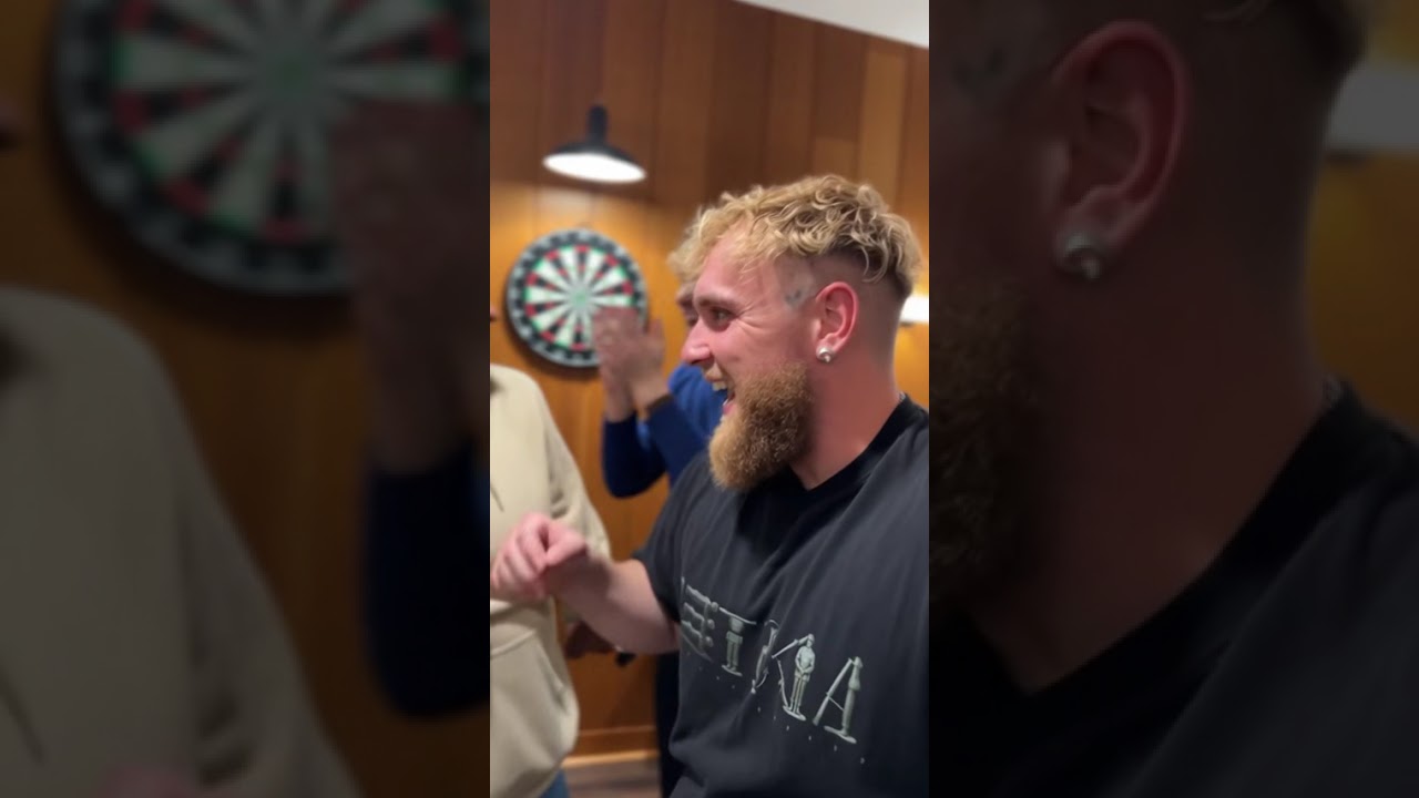 Jake Paul Crazy Dart Board Challenge 