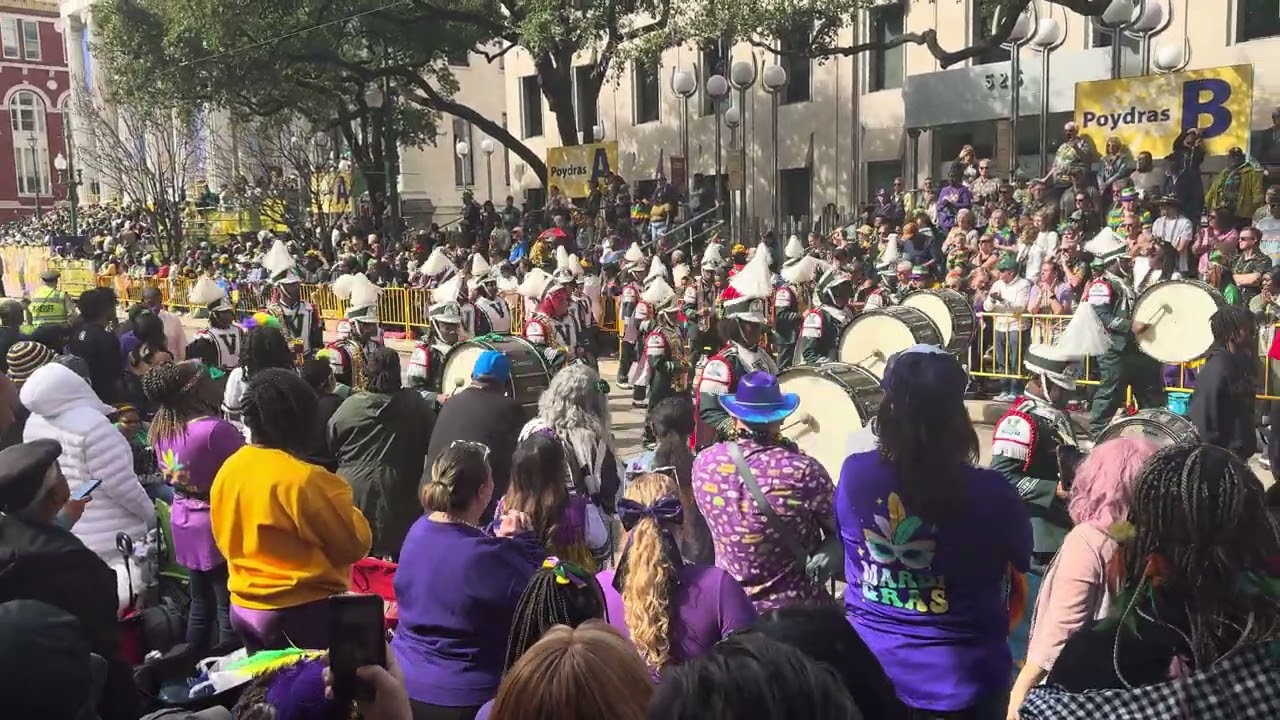 Mardi Gras 2026 parade Zulu at St.Charles street