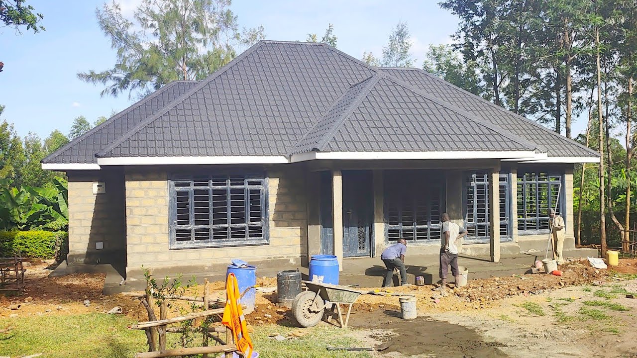Record Breaking Three Bedroom House in Vihiga, Madira!! Do we always exaggerate our Foundations?