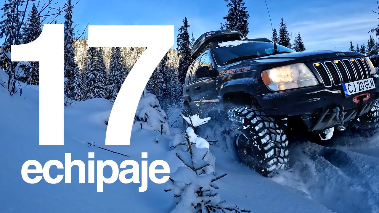 17 Mașini de Offroad VS Zapada de 1 metru. Blocați, trolieri si aventura serioasa :)