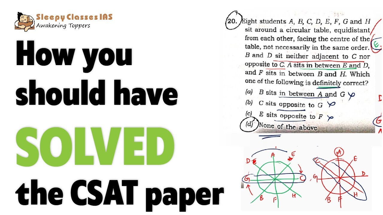 Best way to Solve UPSC CSAT 2022 Paper under 2 hours (learn multiple ways to solve a question)