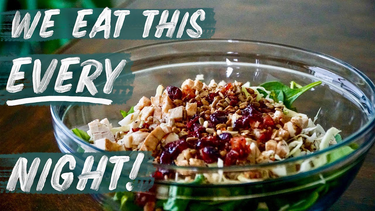Our GO-TO Honey Balsamic Spinach Salad Recipe - Cole Sager