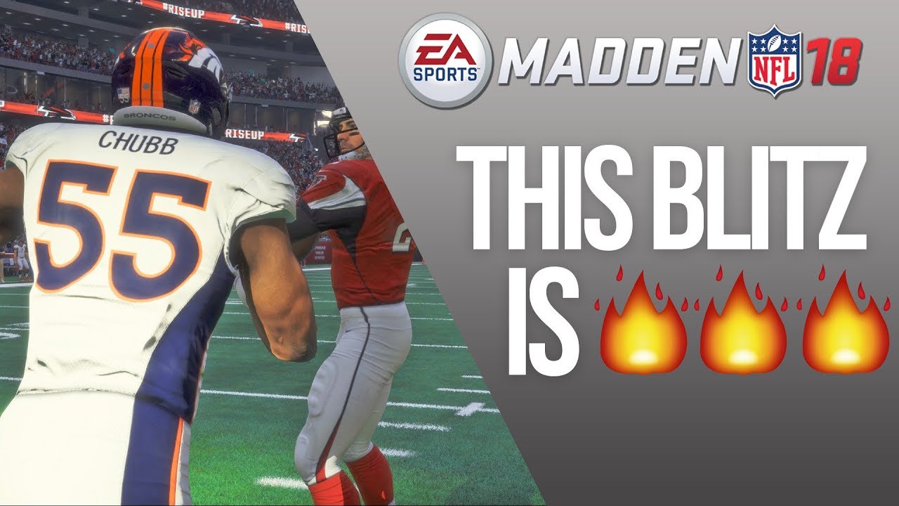 The BEST Way To Blitz In Madden 18 - This Is Hard To Block!