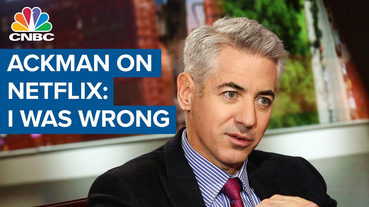 Billionaire investor Bill Ackman on selling Netflix shares: I'm ready to admit when I'm wrong
