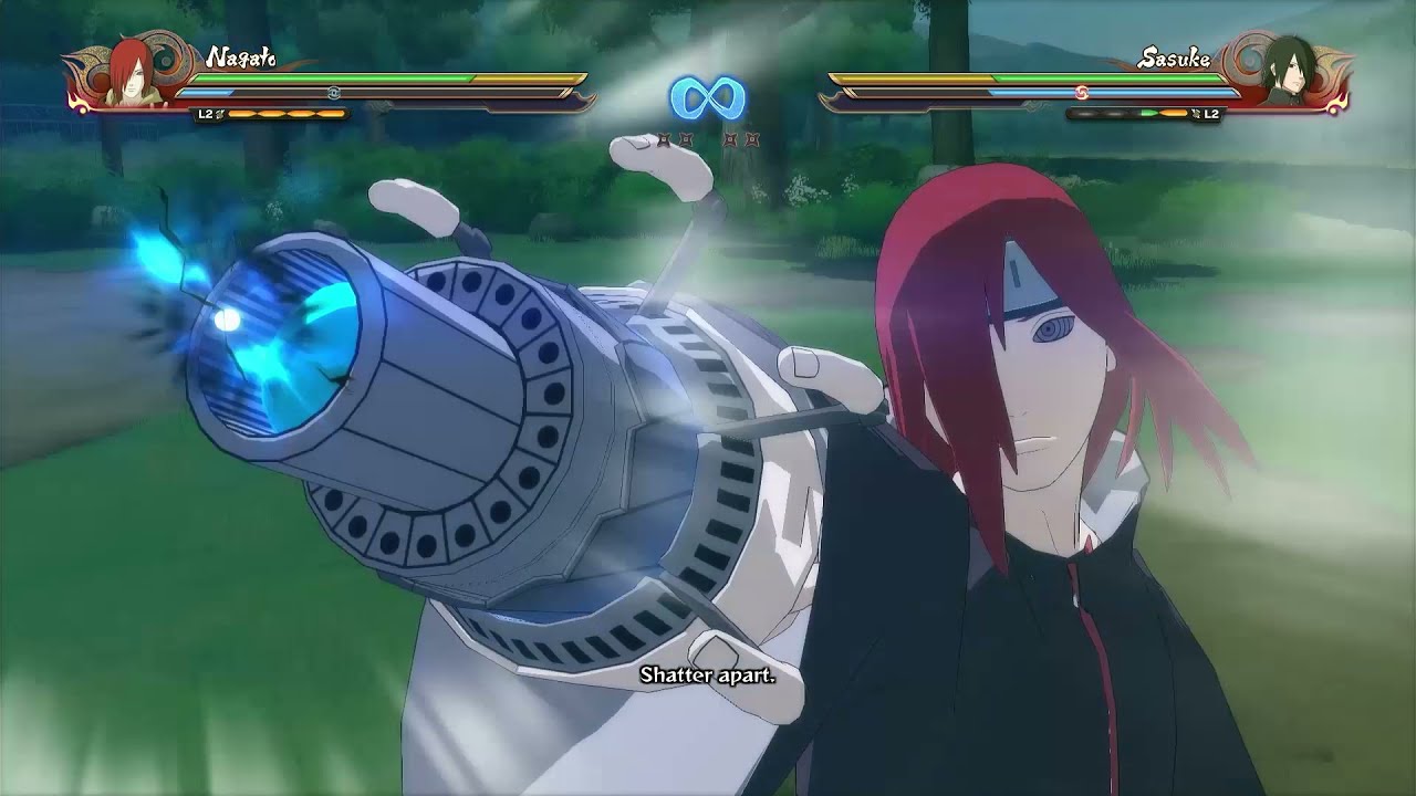 Nagato vs Sasuke