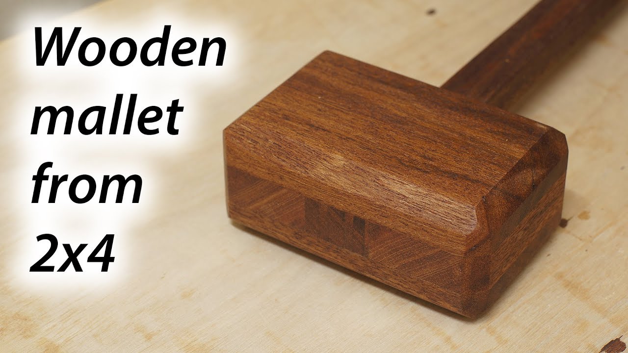 Woodworking mallet from 2x4
