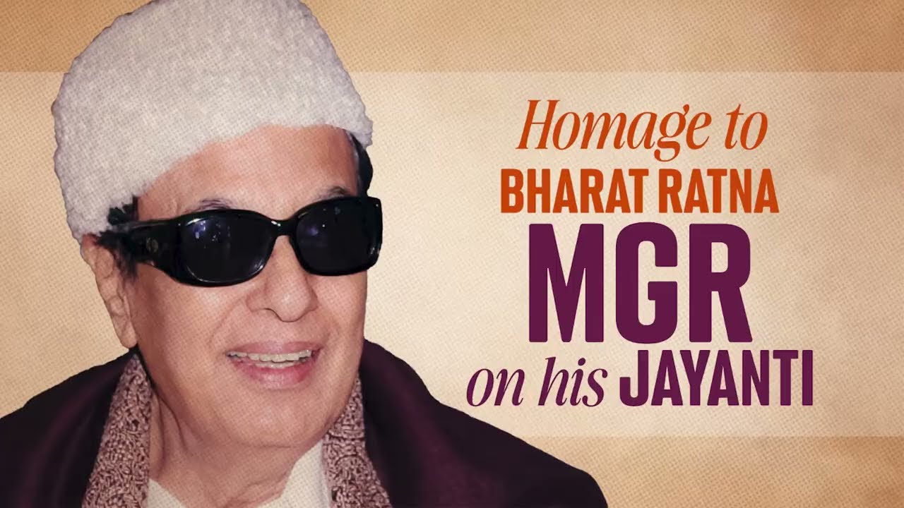 PM Modi pays tribute to Bharat Ratna MGR on his Jayanti