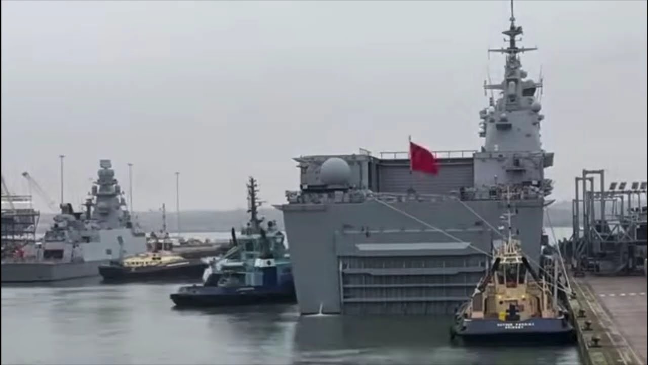 Turkish Navy Warships Depart Southampton | 7 March 2026