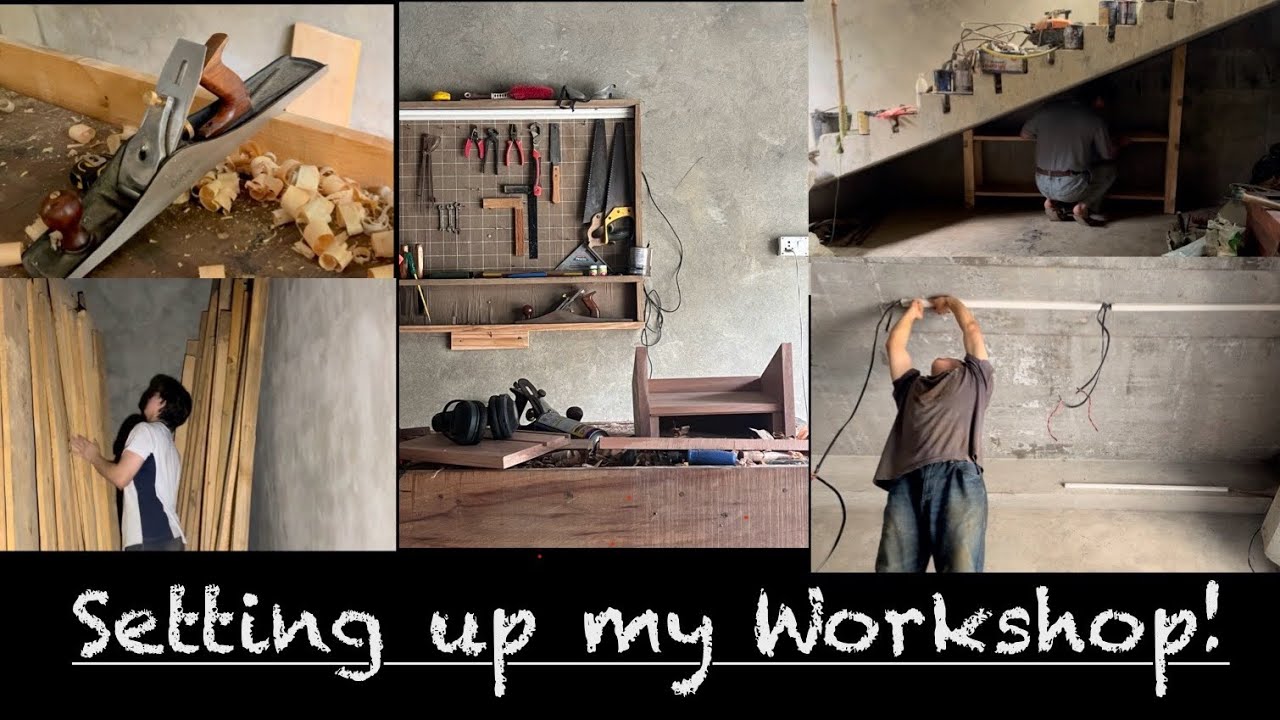 I Turned my Dad’s Garage into my New WORKSHOP!!!