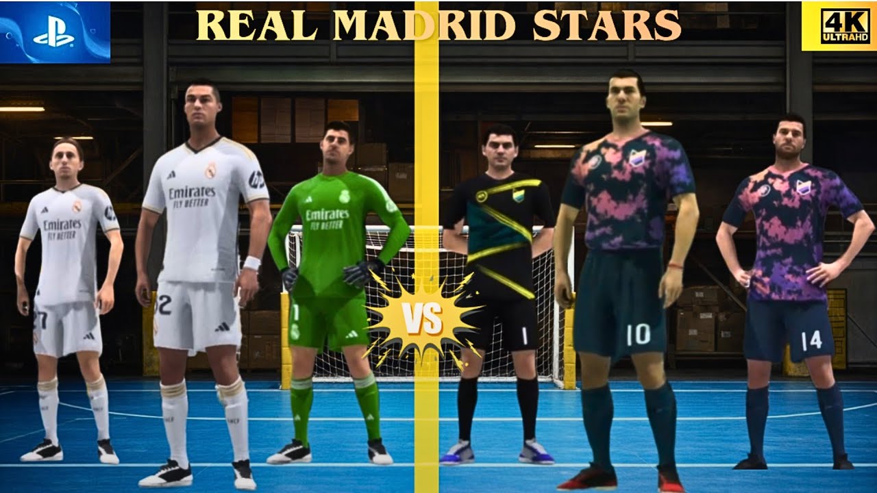 FC VOLTA - RONALDO, ZIDANE , FIGO, MODRICH, XABI ALONSO, CASILLAS, COURTIOS | RMA VS RMA   