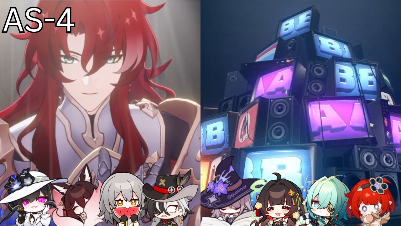 HSR 3.8 Apocalyptic Shadow 4 - E0S1 Boothill, E0S1 THerta, E1S1 Dahlia clear (3947/3661)