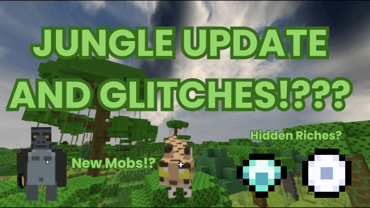 New JUNGLE Update and GLITCHES in Bloxd?