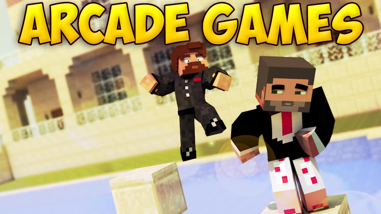 ГОНКА В БАССЕИНЕ - Minecraft Arcade Games