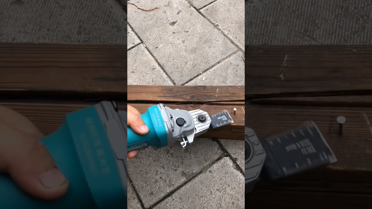 Multifunctional use of angle grinder.