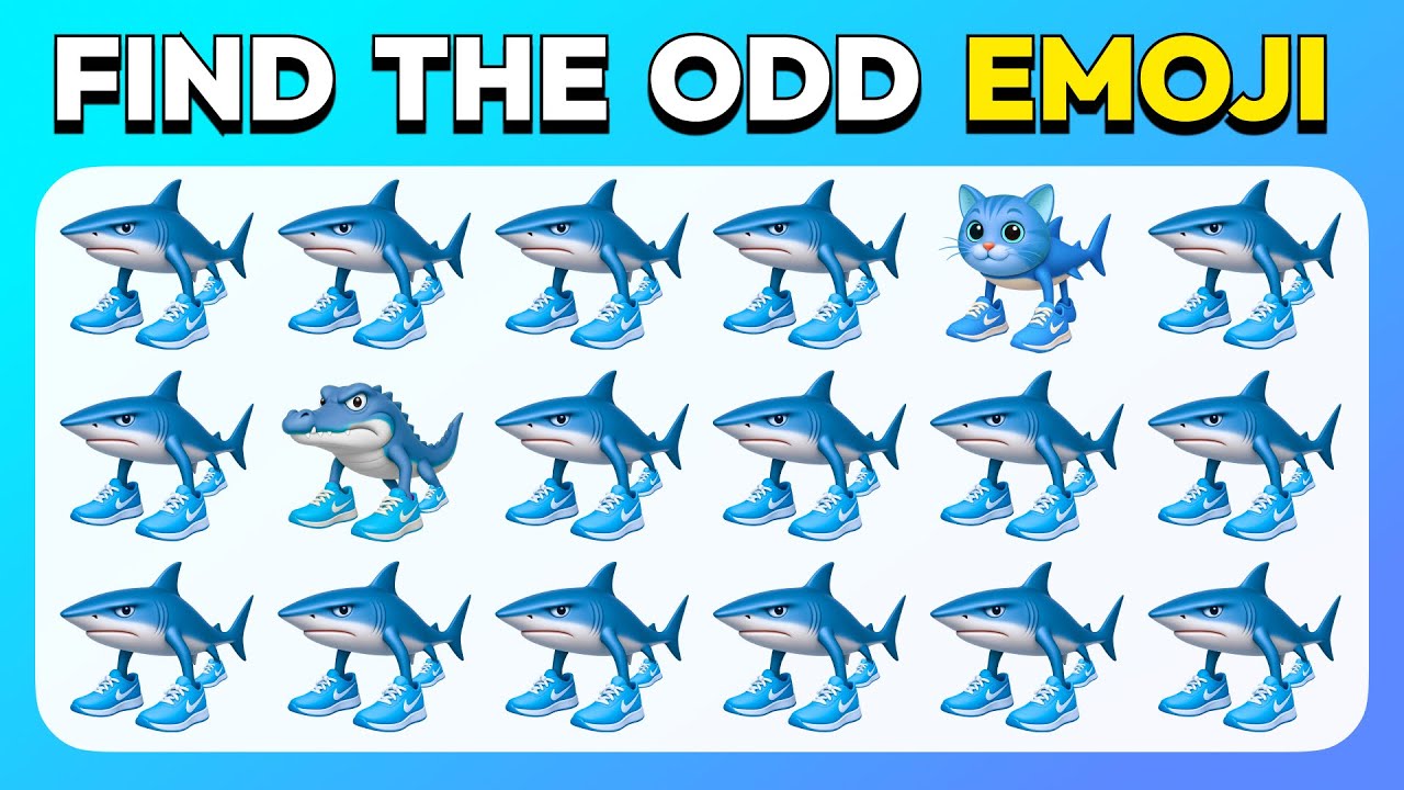 Find the ODD One Out - BRAINROT AI Animals Edition | Emoji Memes Challenge