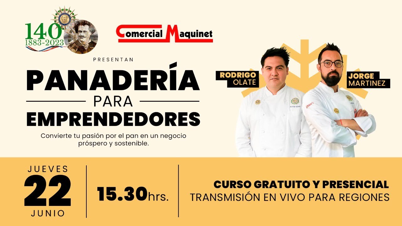 Panadería para Emprendedores · Académie de Invierno | Comercial Maquinet