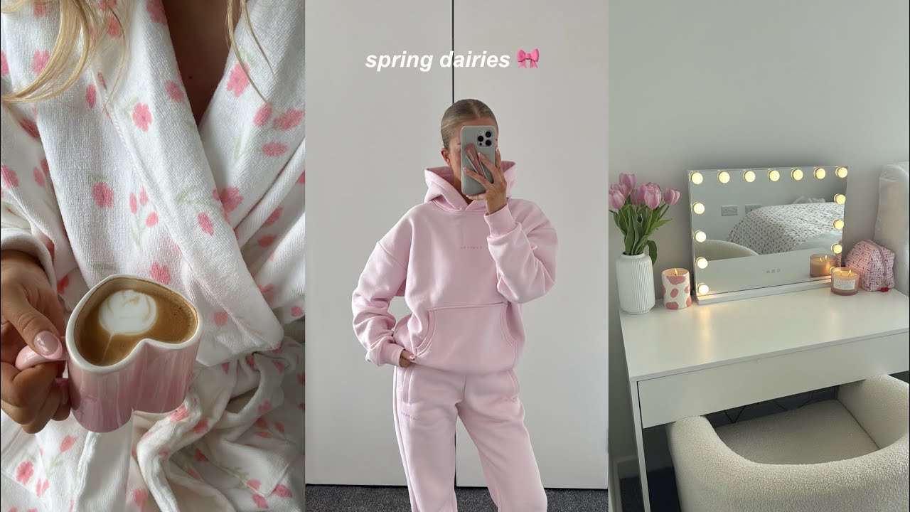 spring vlog - shopping trips, eating healthy and opening up