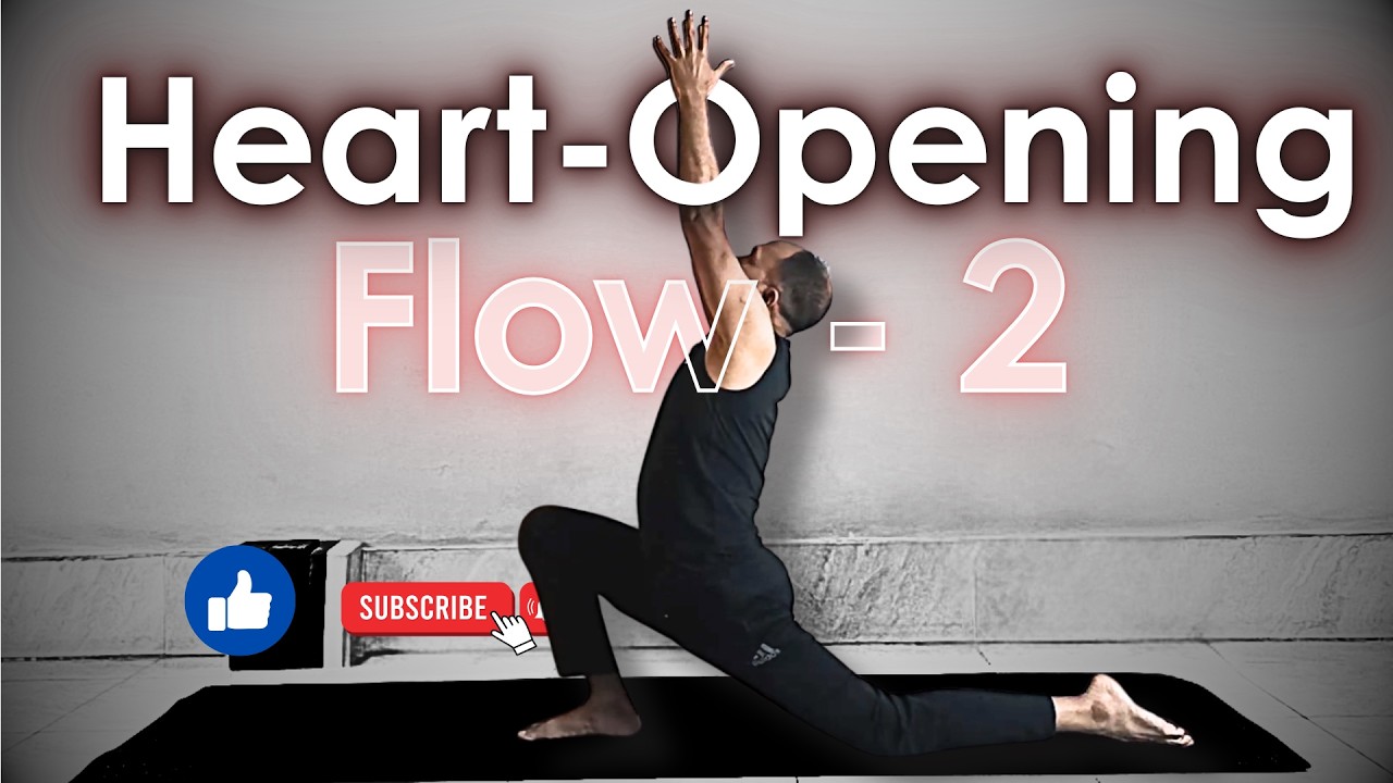 Heart Opening Flow - 2 || Yoga to Release Tension & Anxiety || Gazee Mazhar