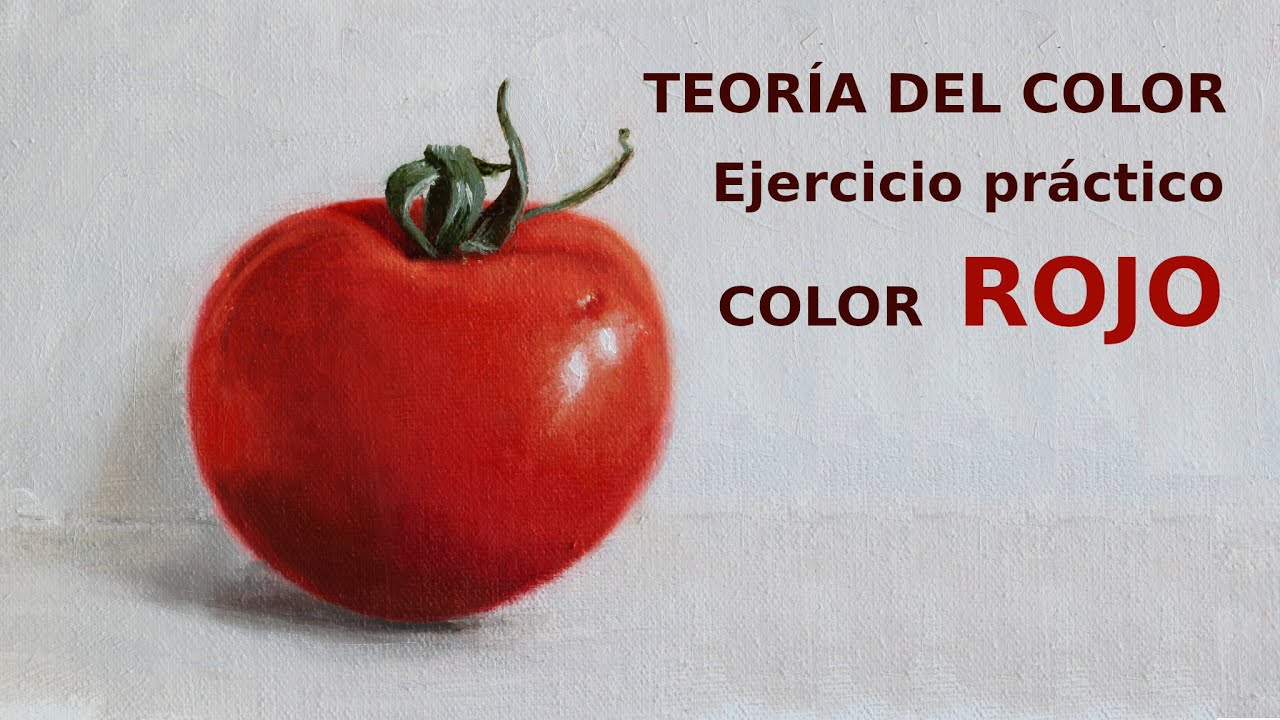 Practica de colores cálidos, el color Rojo