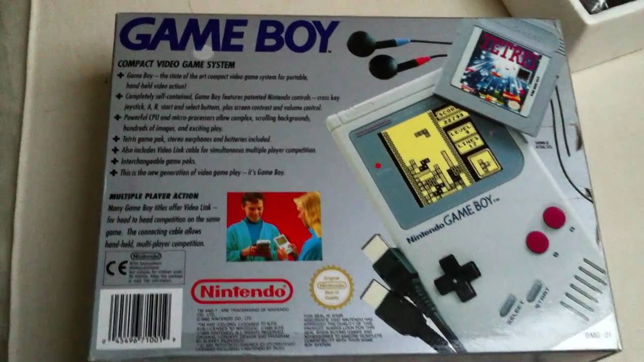 Nintendo Gameboy Unboxing & Tetris Gameplay