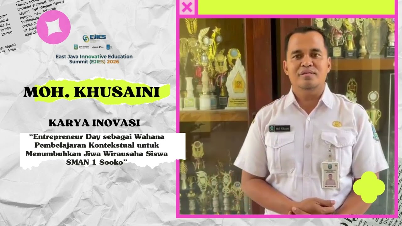 KHUSAINI - SMAN SOOKO  - EJIES 2026 #EastJavaInnovativeSummit #EJIES2026 #jawapos #ITS @jawaposmedia