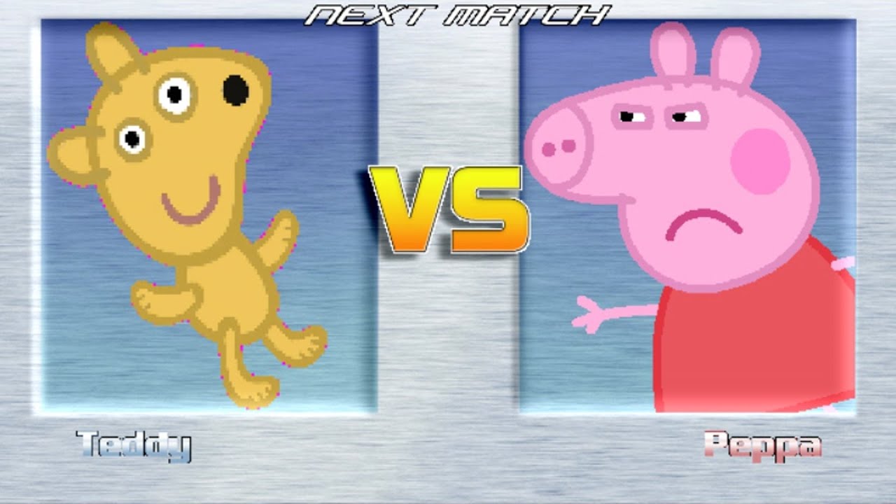 M.U.G.E.N BATTLES | Teddy vs Peppa Pig